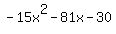 -15x%5E2-81x-30