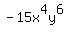 -15x%5E4y%5E6