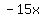 -15x+