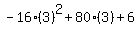 -16%283%29%5E2%2B80%283%29%2B6