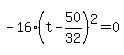 -16%28t-50%2F32%29%5E2=0