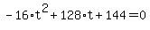 -16%2At%5E2%2B128%2At%2B144=0