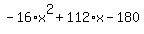 -16%2Ax%5E2%2B112%2Ax-180