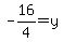 -16%2F4=y