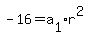 -16=a%5B1%5D%2Ar%5E2