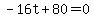 -16t%2B80+=+0