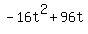 -16t%5E2%2B96t