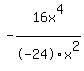 -16x%5E4%2F-24x%5E2