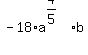 -18%2Aa%5E%284%2F5%29%2Ab