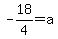 -18%2F4=a