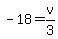 -18=v%2F3