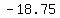 -18.75
