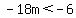 -18m%3C-6