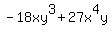 -18xy%5E3%2B27x%5E4y