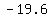 -19.6