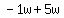 -1w%2B5w