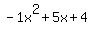 -1x%5E2%2B5x%2B4