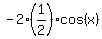 -2%281%2F2%29cos%28x%29