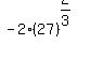 -2%2827%29%5E%282%2F3%29