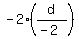 -2%28d%2F%28-2%29%29