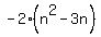 -2%28n%5E2-3n%29
