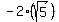 -2%28sqrt%285%29%29