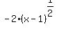 -2%28x-1%29%5E%281%2F2%29