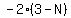 -2%2A%283-N%29