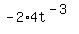 -2%2A4t%5E%28-3%29