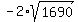 -2%2Asqrt%281690%29