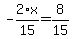 -2%2Ax%2F15=8%2F15