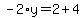 -2%2Ay=2%2B4
