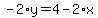 -2%2Ay=4-2%2Ax