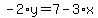 -2%2Ay=7-3%2Ax