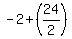 -2%2B%2824%2F2%29
