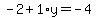 -2%2B1%2Ay=-4