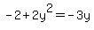 -2%2B2y%5E2=-3y