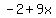 -2%2B9x