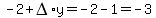 -2%2BDELTA%2Ay=-2-1=-3