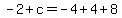 -2%2Bc=-4%2B4%2B8