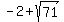 -2%2Bsqrt%2871%29