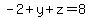 -2%2By%2Bz=8