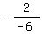 -2%2F%28-6%29