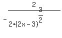 -2%2F%282%282x-3%29%5E%283%2F2%29%29