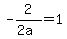 -2%2F%282a%29=1