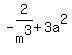 -2%2Fm%5E3%2B3a%5E2