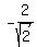 -2%2Fsqrt%282%29