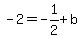 -2=-1%2F2%2Bb