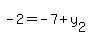 -2=-7%2By%5B2%5D