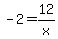 -2=12%2Fx
